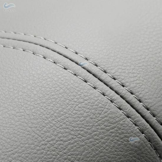 2*Gray Door Handle Armrest Panel Leather Cover For Honda Accord 8th Gen 08-12