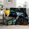 Coperta 3D Pistola Coltello USP,AK,M4,AWP, Fucile Pistola Cartuccia, Morbida Coperta Plaid per Casa Camera da Letto Letto Divano Coperta Copertura Picnic Bambini