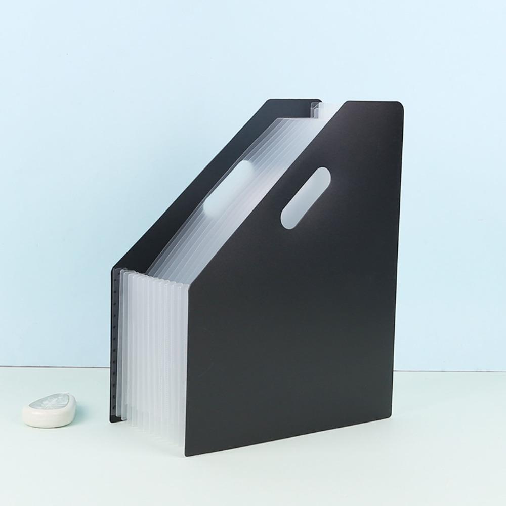 Folder 13 Pockets File Folder Diagonal Mouth Rainbow Color Document Holder  Briefcases