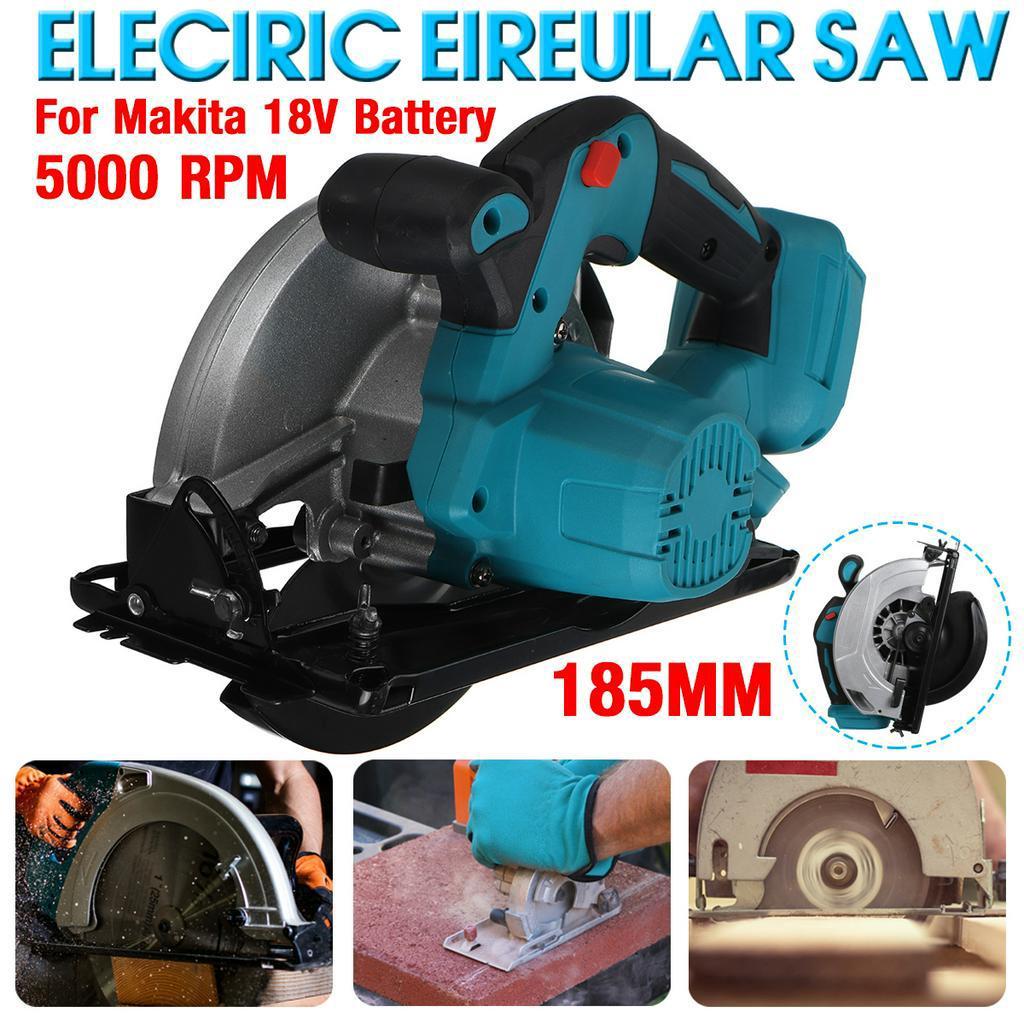 New 5000RPM Electric Circular Saw 1000W 180mm Power Tools Dust Passage Multifunction Cutting Machine For 18V Battery