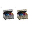 Diving Gems Pool Toys Diving Treasure Set Pirate Chest with 12 Gemstones Pool Training Toys for Kids Floating Sinking Swim Game