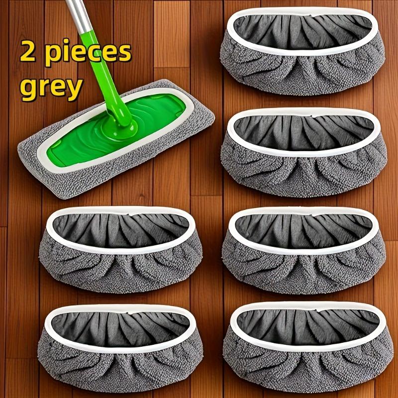 

Домашний артефакт! 2 шт. насадки из ультратонкого волокна для швабры, высыхают одним движением, противоскользящие и износостойкие