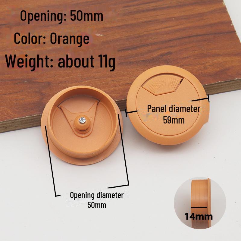 Desktop Cable Management Hole Cover - Decorative Round Sealing Ring