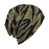 Tiger Stripe Camouflage Military Camo Slouchy Beanie Hats for Men Women Autumn Winter Warm Knit Hat Bonnet Cap Skullies Beanies