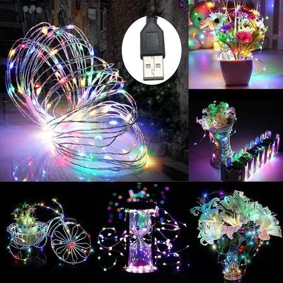 USB LED tenda luce filo di rame fata luce ghirlanda giardino decorazione di nozze luci della stringa