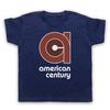 AMERICAN CENTURY RECORDS VINIL NÃO OFICIAL LOGOTIPO DE PROGRAMA DE TV CAMISETA INFANTIL