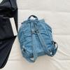 Large Capacity Backpack Women Denim Backpack