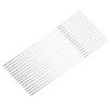 ZISIZ Stainless Steel Flat BBQ Skewers