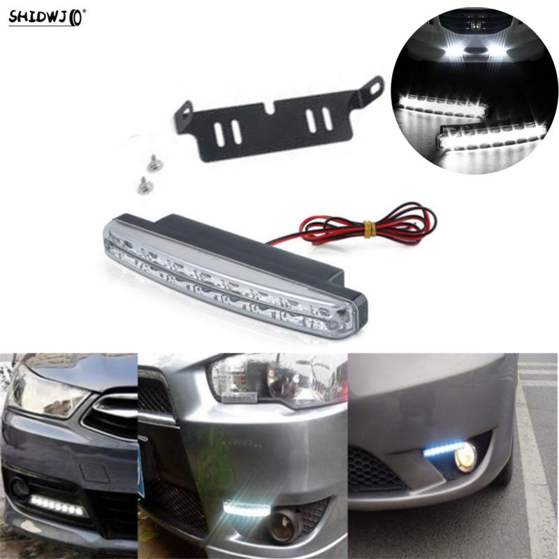 8 LED Daytime Running Light Cars DRL The Fog Driving Daylight Head Drl Lamps For Automatic Navigation Lights Singnal Lamp