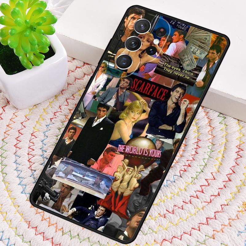 Scarface 1983 film Al Pacino Phone Case For Samsung Galaxy note 10 pro S26 S25 S24 S23 S22 Ultra Plus S21 FE S20 Cover