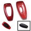 Glossy Red Remote Smart Key Fob Shell Holder Cover For Ford Fiesta Focus C-MAX