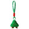 Polyester Christmas Keychain Santa Claus Plush Keyring New Key Pendant  Decoration