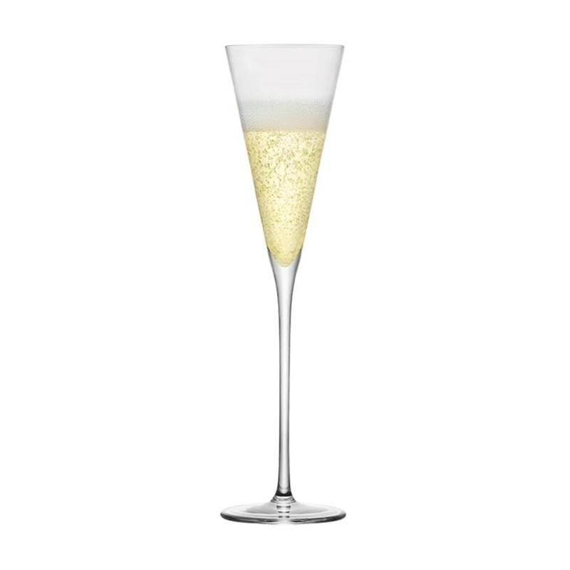 

Designer Crystal Glass Champagne Flute - Exquisite Tall Sparkling Wine Glass Japanese-Style Snow Country Cocktail Glass 1PCS