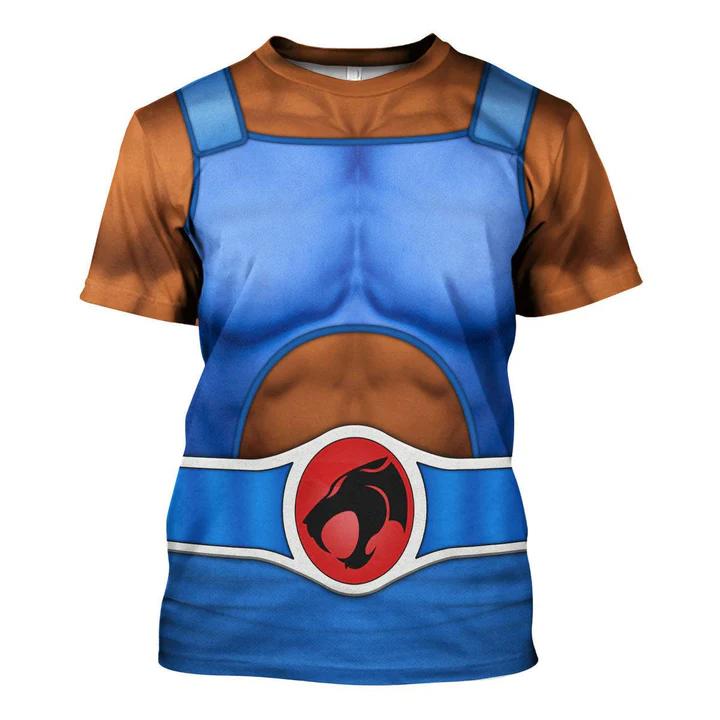 

Anime Thundercats Lion-O Cosplay Costumes 3D Printed t shirts Men Women Short Sleeve Tees Oversized Streetwear Tops Man Clothing S