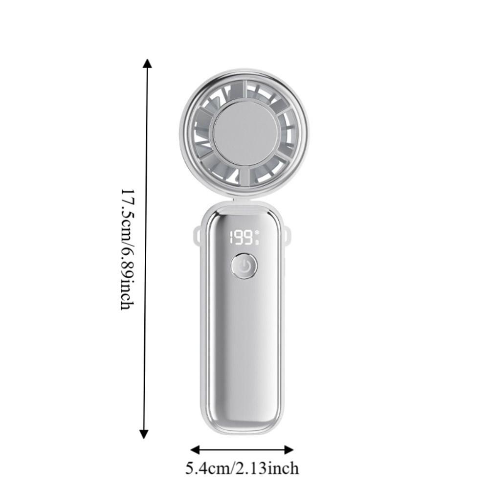 Semiconductor Cooling Mini Handheld Fan USB Rechargeable Small Electric Fan Gift