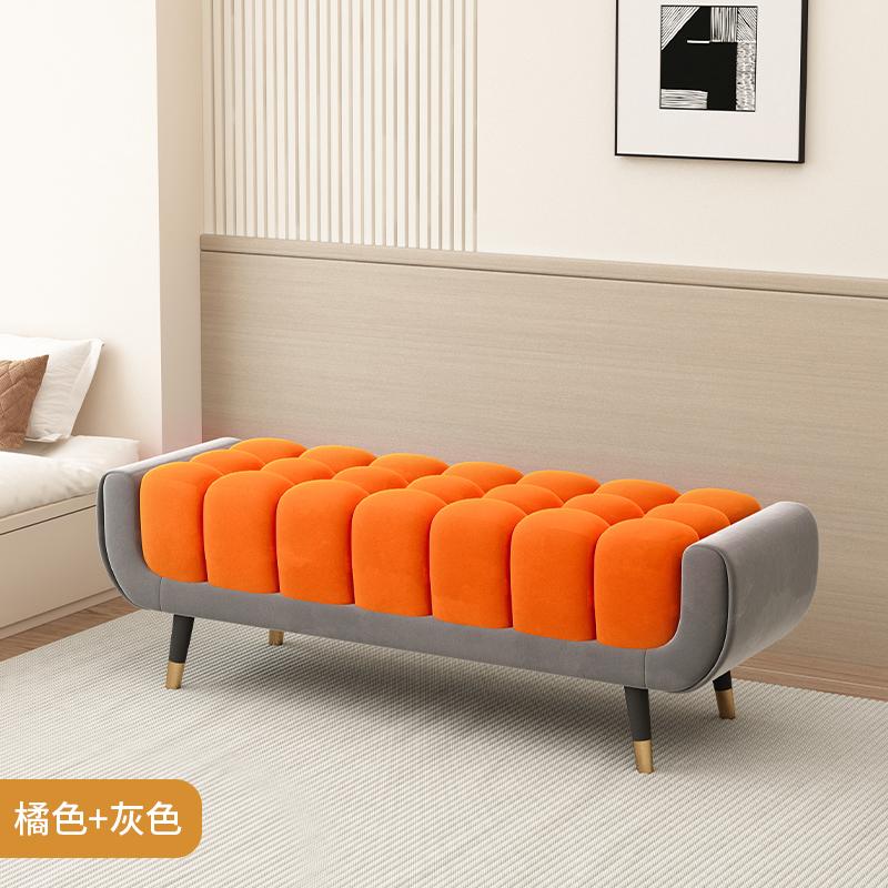 Velvet Shoe Storage Bench - Bedroom Footstool with Lid, Entryway Ottoman for Closet, European Luxury Seat - Space-Saving