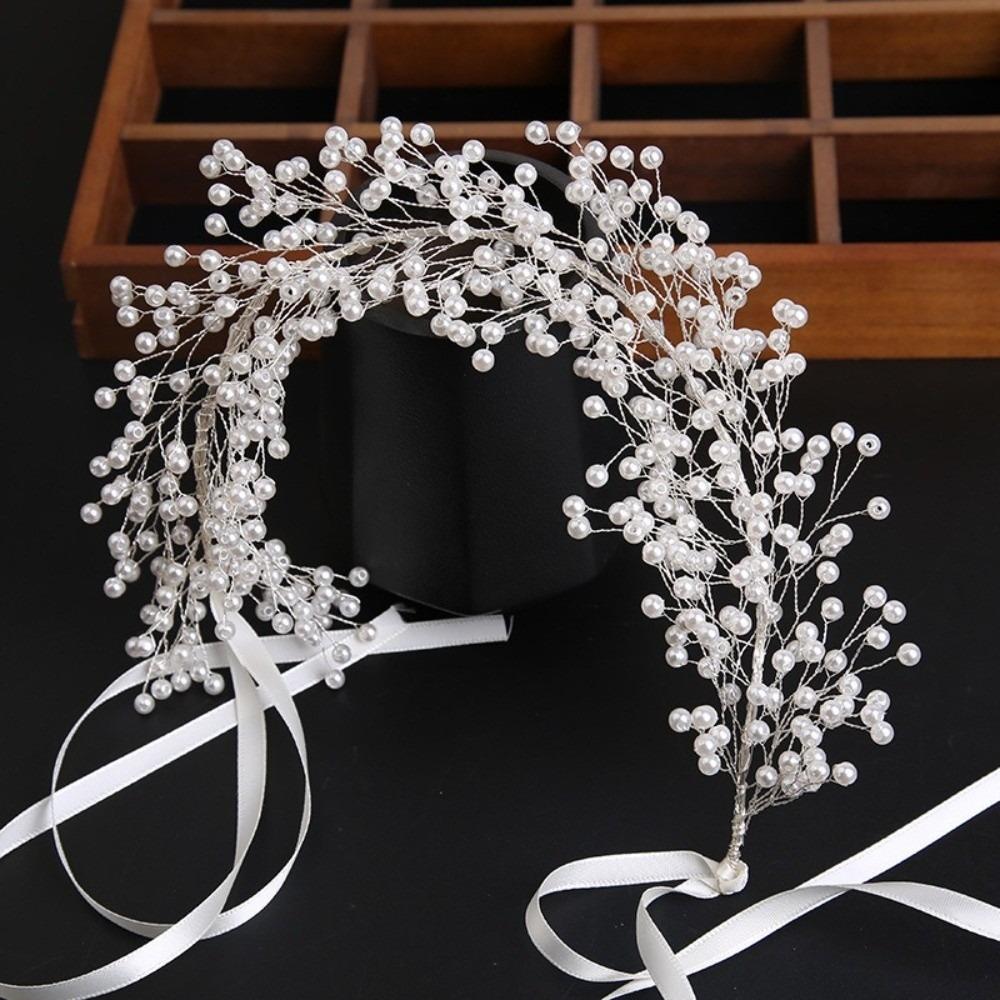 Headwear Pearl Hair Vine Jewelry Gift Wedding Headband Fashion Hair Bands Wedding