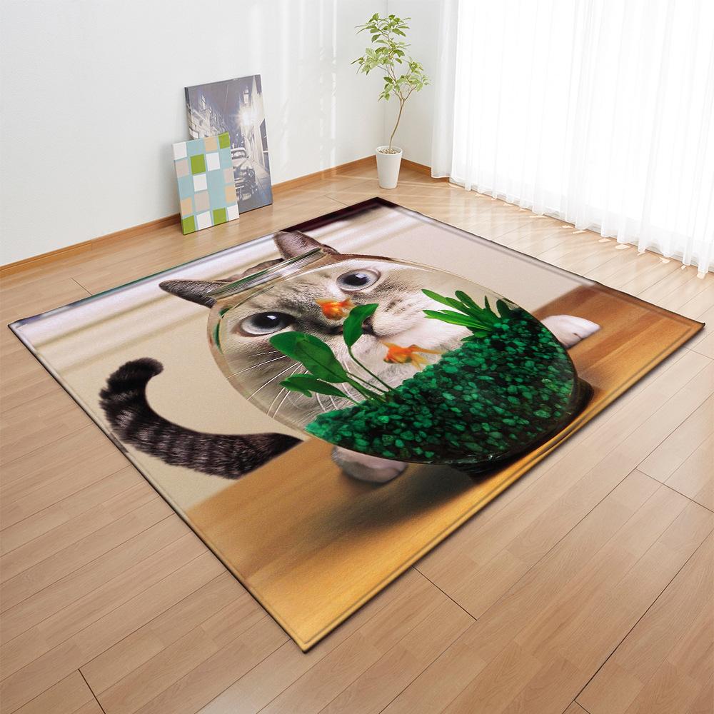 Animal Carpet Feather Wind Bedroom Floor Mat