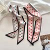 2025 Korean Twill Decorative Ribbon Small Scarf for Women Binding Bag Handle Ribbon Hair Band Small Scarf Headband Lady Tie