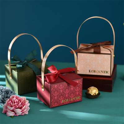 New Candy Box Champagne Gift Bags Birthday Baby Shower Favors Handheld Chocolate Gift Packing Box Decoration for Guests