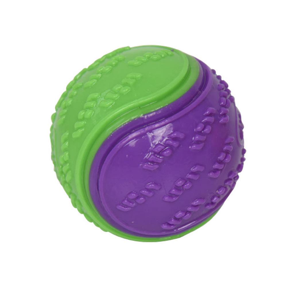 Toys for Dog Pet Teeth Cleaning Bite Resistance Squeaky Dog Ball Toy Dogs Interactive Toys Soft TPR
