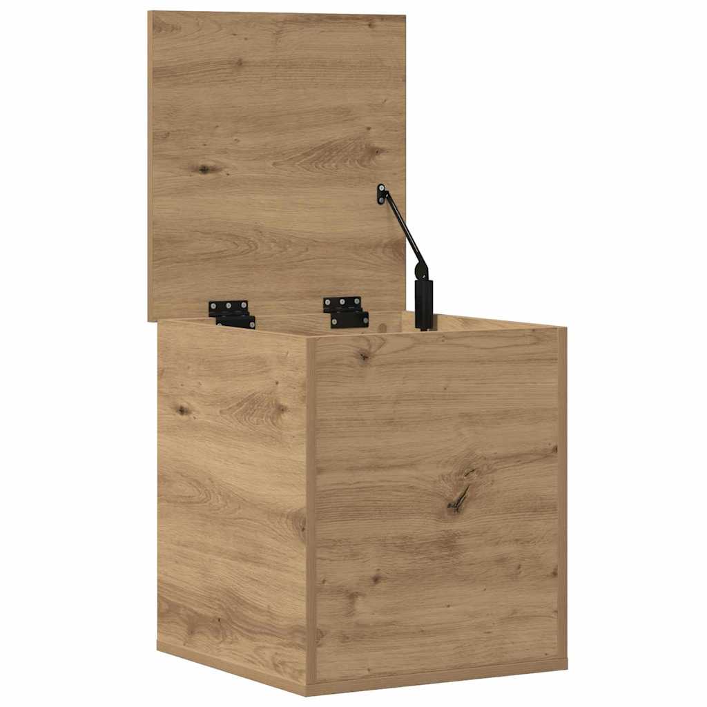 Storage Box Artisan Oak 40 x 42 x 46 cm Wood Based Material