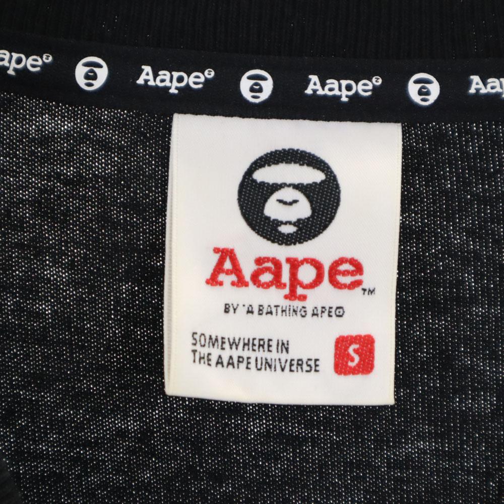 A BATHING APE Back print Long sleeve T-shirt S black Ron T Men's Used