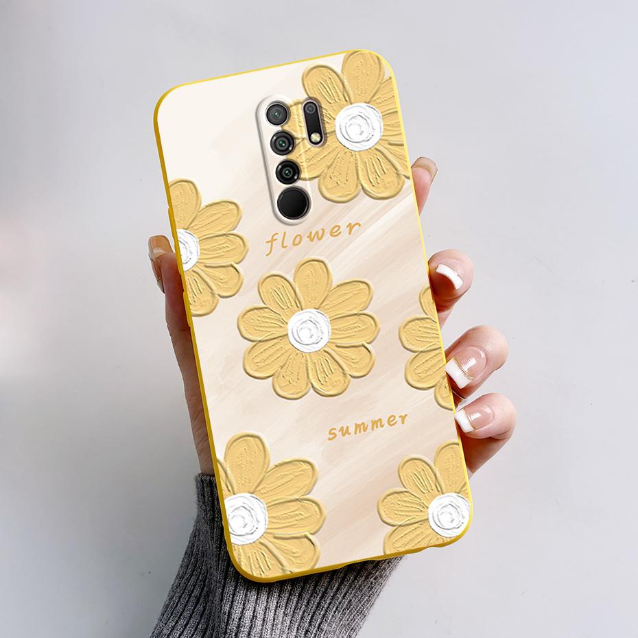 For Xiaomi Redmi 9 Cute Cartoon Cover For Xiaomi Poco M2 Reloaded Phone Coque For Xiaomi Redmi 9 Prime Soft Protective Covers