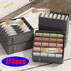 1/3PCS Cabinet Drawer Underwear Organizer Wardrobe Clothes Organizer Socks Bra Clothing Storage Boxes Pants Socks Organizers