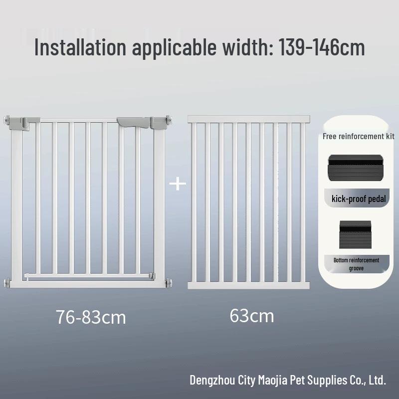 Indoor Pet Gate & Stairway Guard - No Drill Dog Fence & Playpen