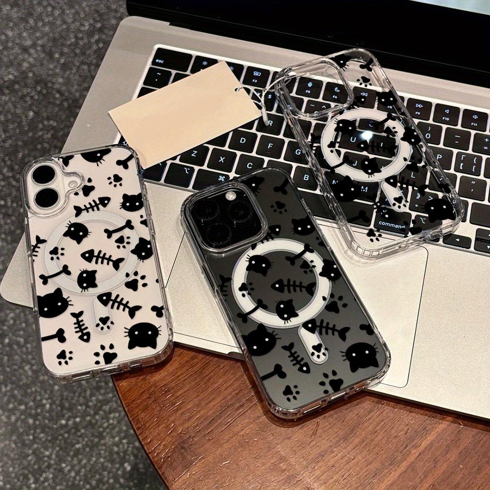 Magnetyczne etui na telefon dla iPhone 11 12 13 iPhone 13 14 15 Pro 15 16 Pro Max Samsung A15 A16 A25 A26 A55 A56 S25 S24 S22 S23 Ultra S25 Edge