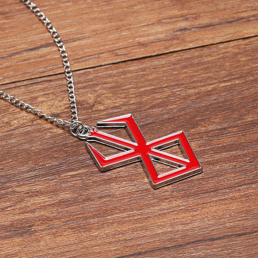 Berserk Anime King's Egg Necklace & Warrior Behelit Keychain Pendant