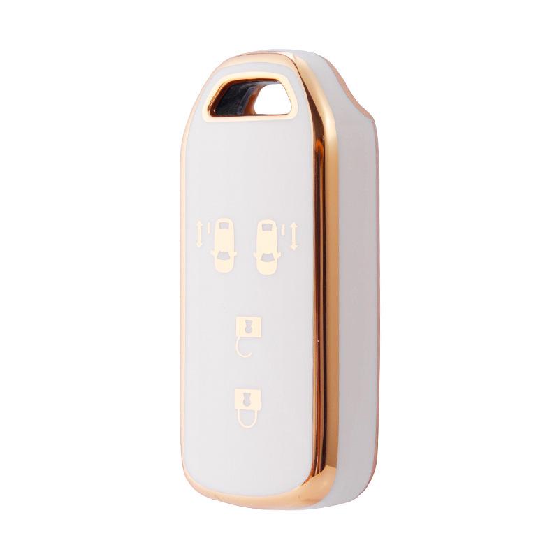 Gold Trim Key Case for Honda Models: XR-V, Spirior, Greiz, Ai Li, Odyssey