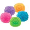 Needoh Spiky Fuzz Ball Soft TPR Slow Bounce Smiley Squeeze Toy Stress Calming Fidget Toy Desktop Decompression Stretchable Relax