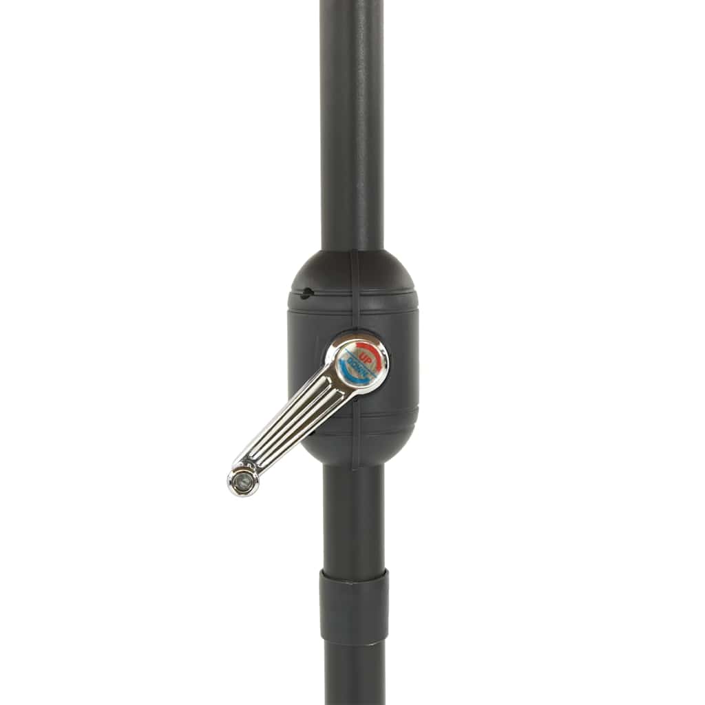Brown Sun Umbrella with Steel Pole 324 X 324 X 247 Cm