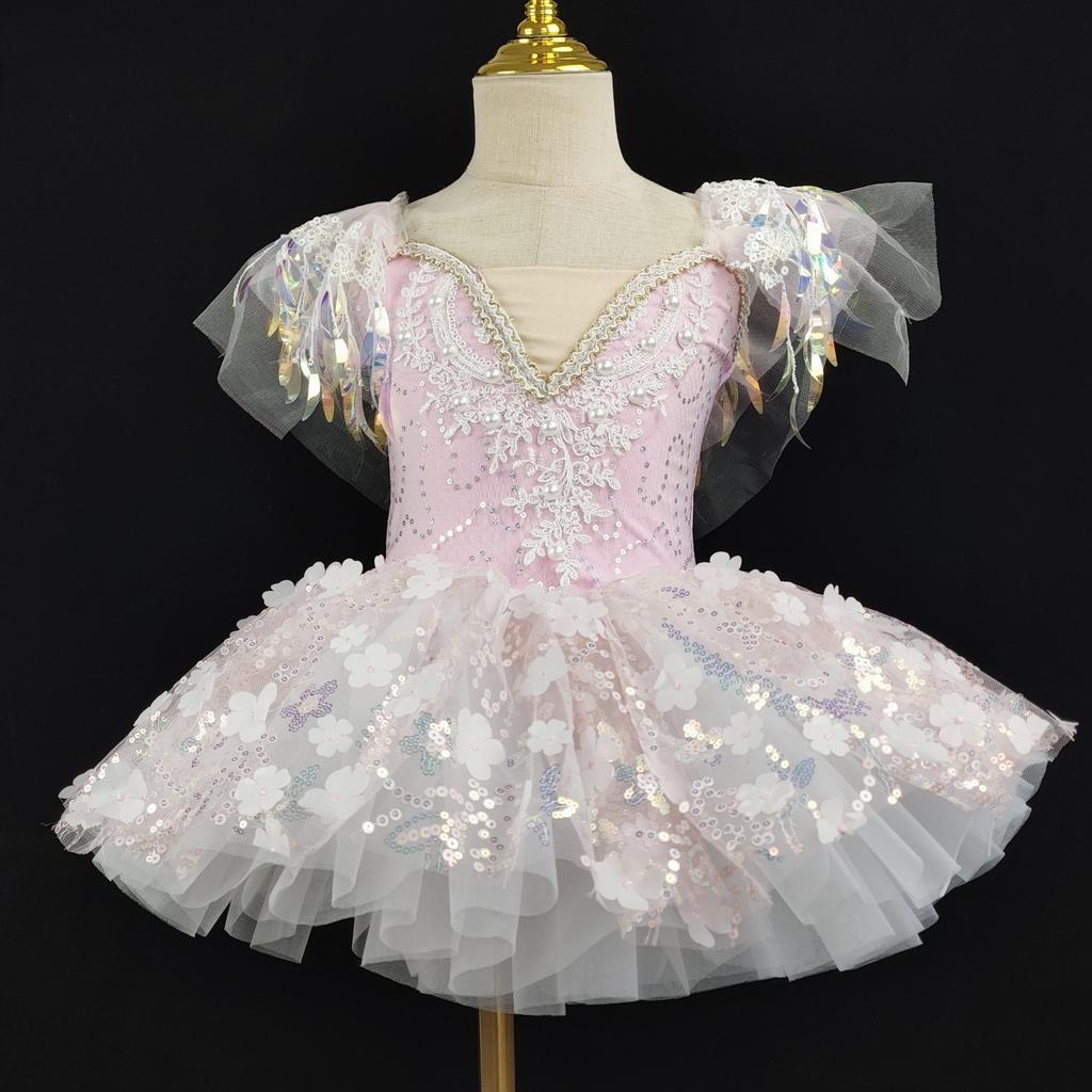 Sommer Ballett Tanzkleid Mädchen Tutu Mädchen Kleider Kostüm Babykleidung Robe Fille Kinder Outfit Kinder