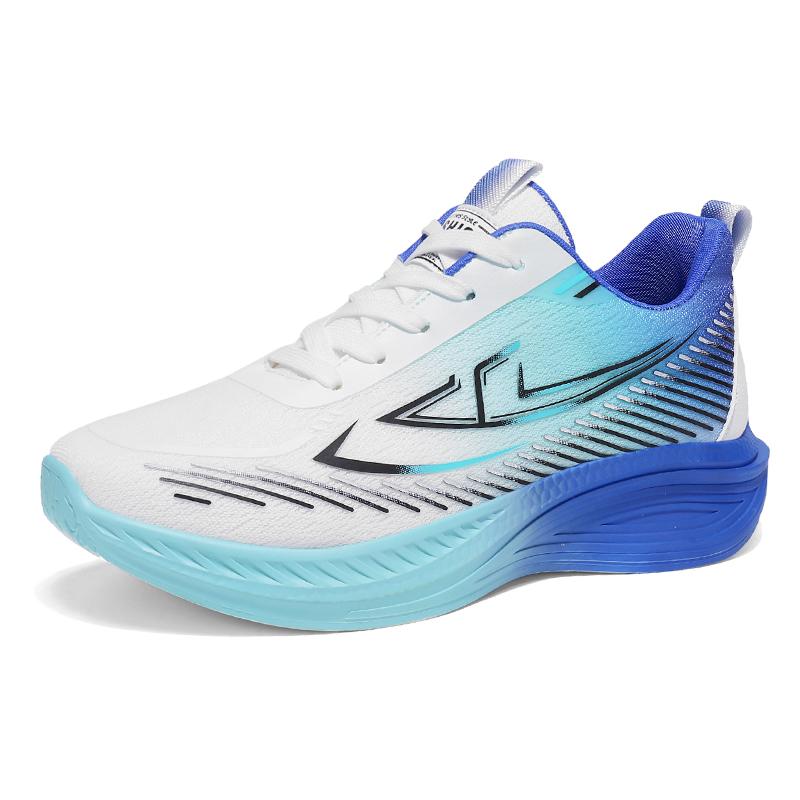 Running Shoes Men Mesh Breathable Comfortable Lace-up Casual Lightweight Walking Shoes 2025 New Flat Sneakers Man