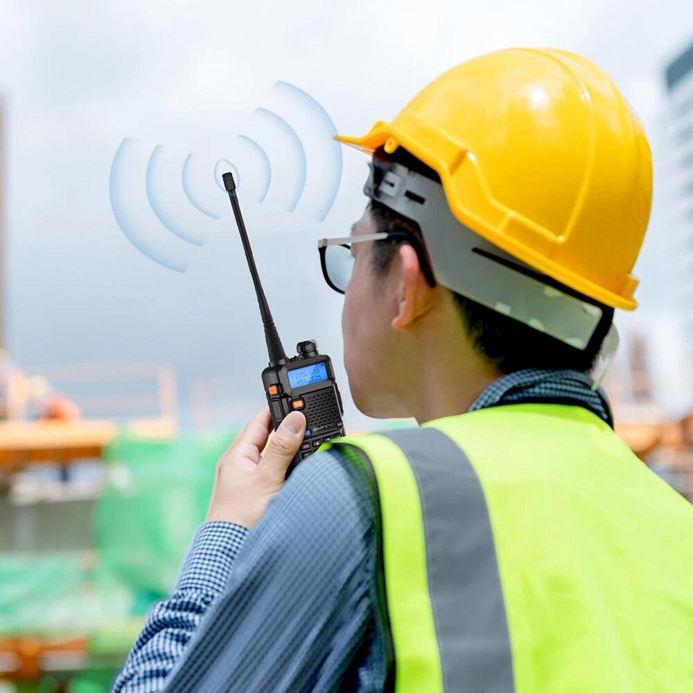 Pro Funkgerät mit Kopierfrequenz, Dualband, tragbar, große Reichweite, wasserdicht, Mehrband, Typ-C-Ladegerät, Amateurfunkgerät UV 5R