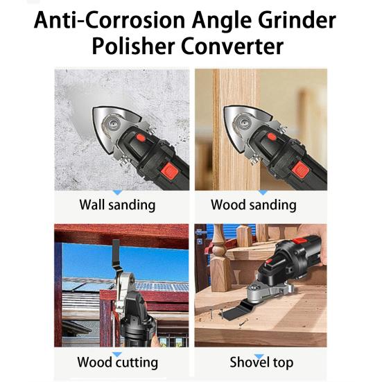 14Pcs/Set Angle Grinder Adapter Polishing Grinding Cutting Sawing M10 M14 Thread Polisher Converter Universal Head Adapter for 100 115 125 Type Angle