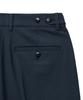 Noir Light Wool Flare Slacks (Teal Blue)