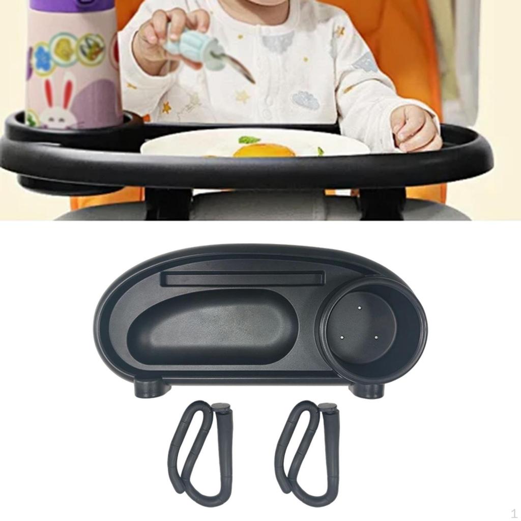 Universal Snack Tray for Snacks Holder Easy Installtion Organizer Stable Multiuse with Cup Phone