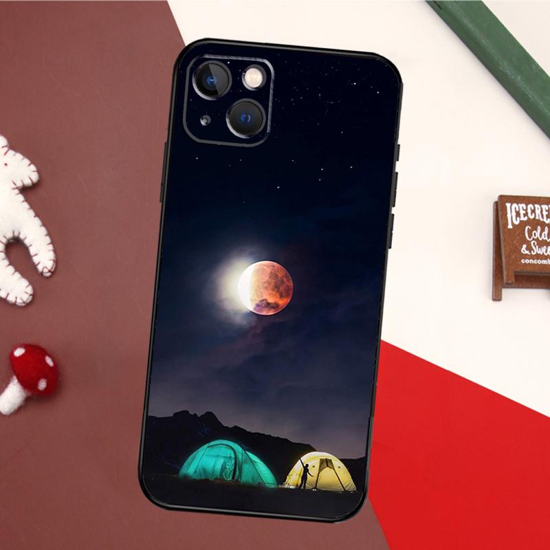 Camping Nature Case For iPhone 17 Pro Max 16 15 14 13 11 12 Pro Max mini 15 16 Plus 16e 17 Air Back Cover
