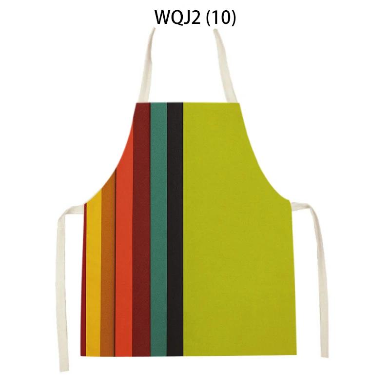 Ärmellose Küchenschürzen für Erwachsene und Kinder, ärmellose Schürzen mit abstraktem Geometriedruck, Back- und Kochzubehör, Reinigungsschürzen