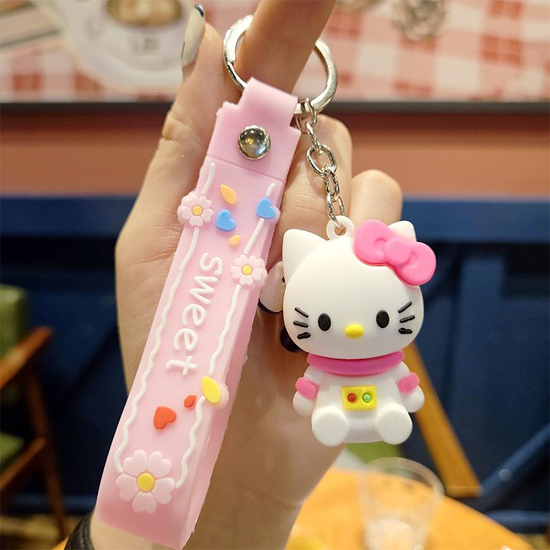 Neuer Cartoon Mond Schlüsselanhänger, Taschenkleinanhänger Pvc Weichgummi Dreidimensionaler Anti-Verlust Schlüsselanhänger