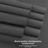 Dunkle PVC-Leder-Fotografie-Requisiten und kleine Ornamente