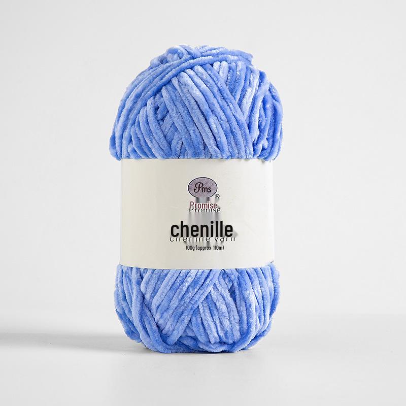 Chenille Golden Velvet Yarn for DIY Scarf, Teddy Bear, Snowdrop Crochet, Slippers
