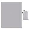 Couverture de Camping Tapis de Pique-nique Imperméable Pliable Tapis de Plage Gris Clair