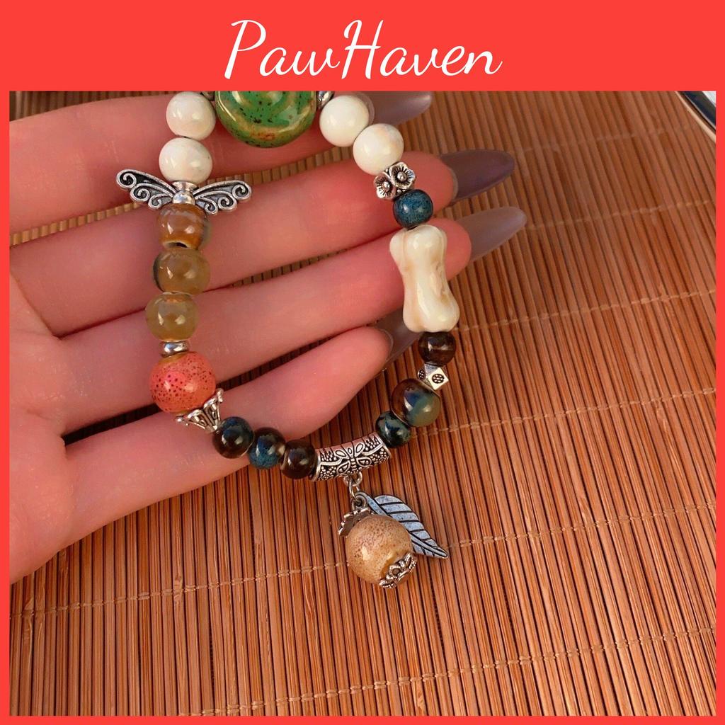 Ceramic Leaf Butterfly Bracelet Gifts Jewelry Fashion Decoration Gift Unisex