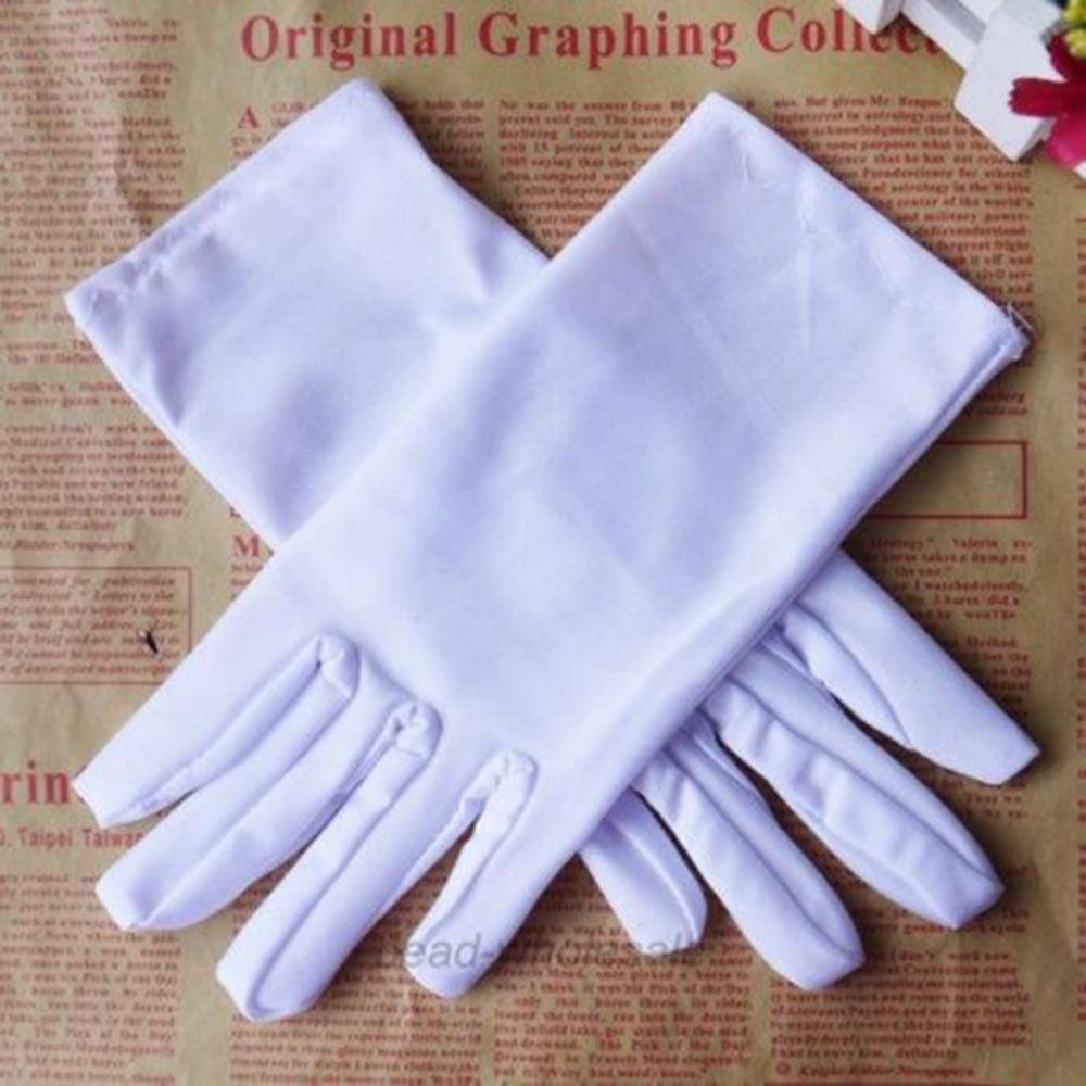Girl Formal Stretch Satin Gloves Party Wedding Gloves