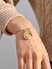 Edelstahl Jungfrau Maria Heiliger Benedikt Medaille Zirkonia Kreuz Armband, Damen Rosenkranz Armbänder, Religiöser Schmuck